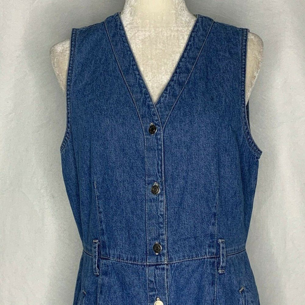 Vintage Gloria Vanderbilt Denim Dress M